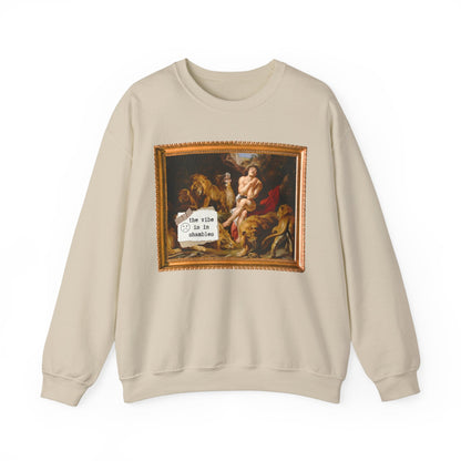 Art History Crewneck: The Vibe is in Shambles