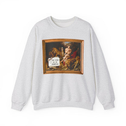 Art History Crewneck: The Vibe is in Shambles