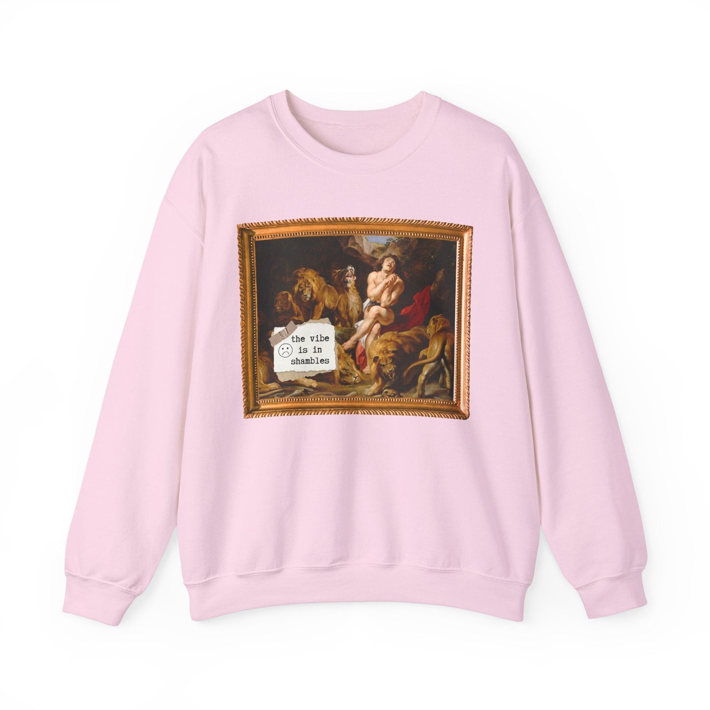 Art History Crewneck: The Vibe is in Shambles