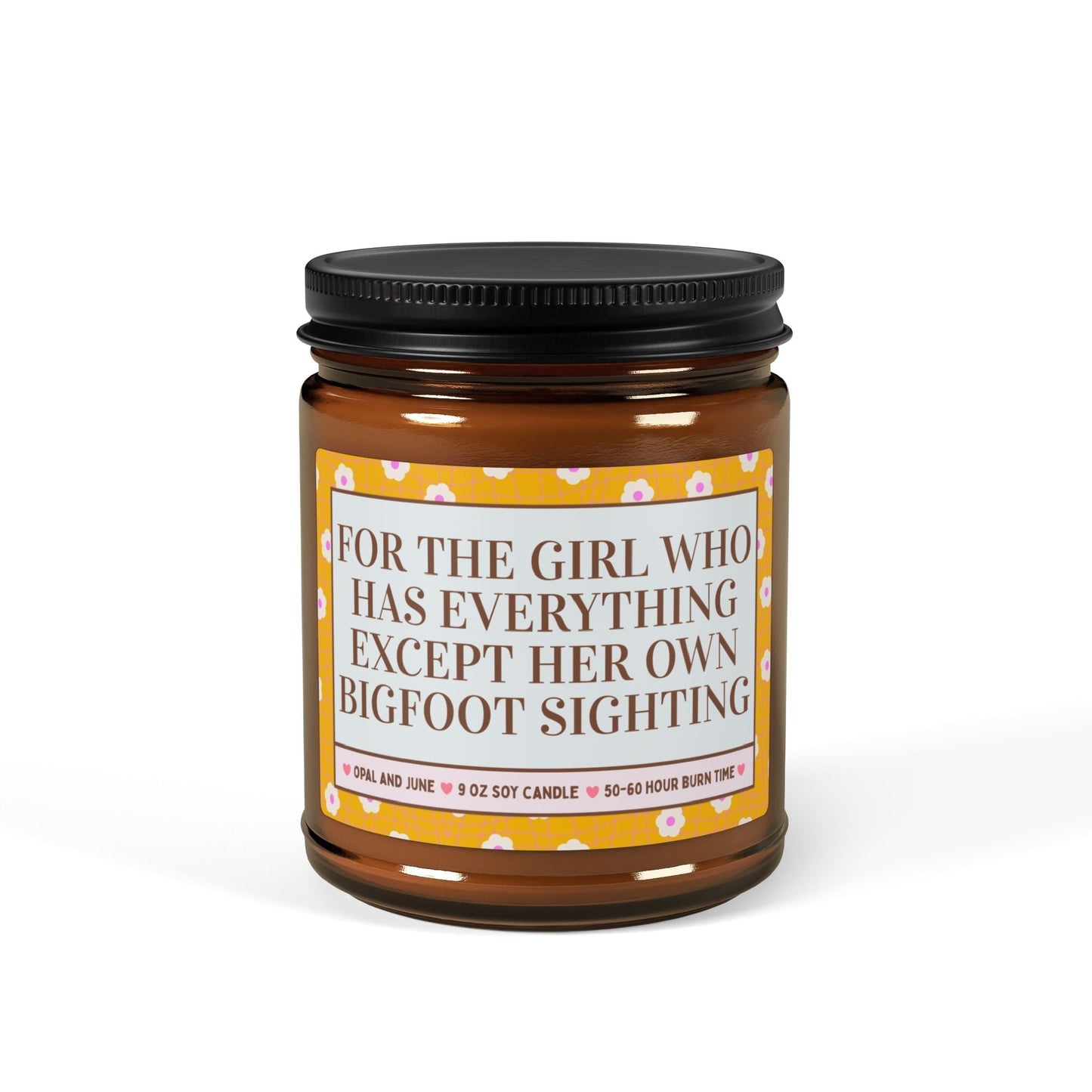 Bigfoot Sightings Candle