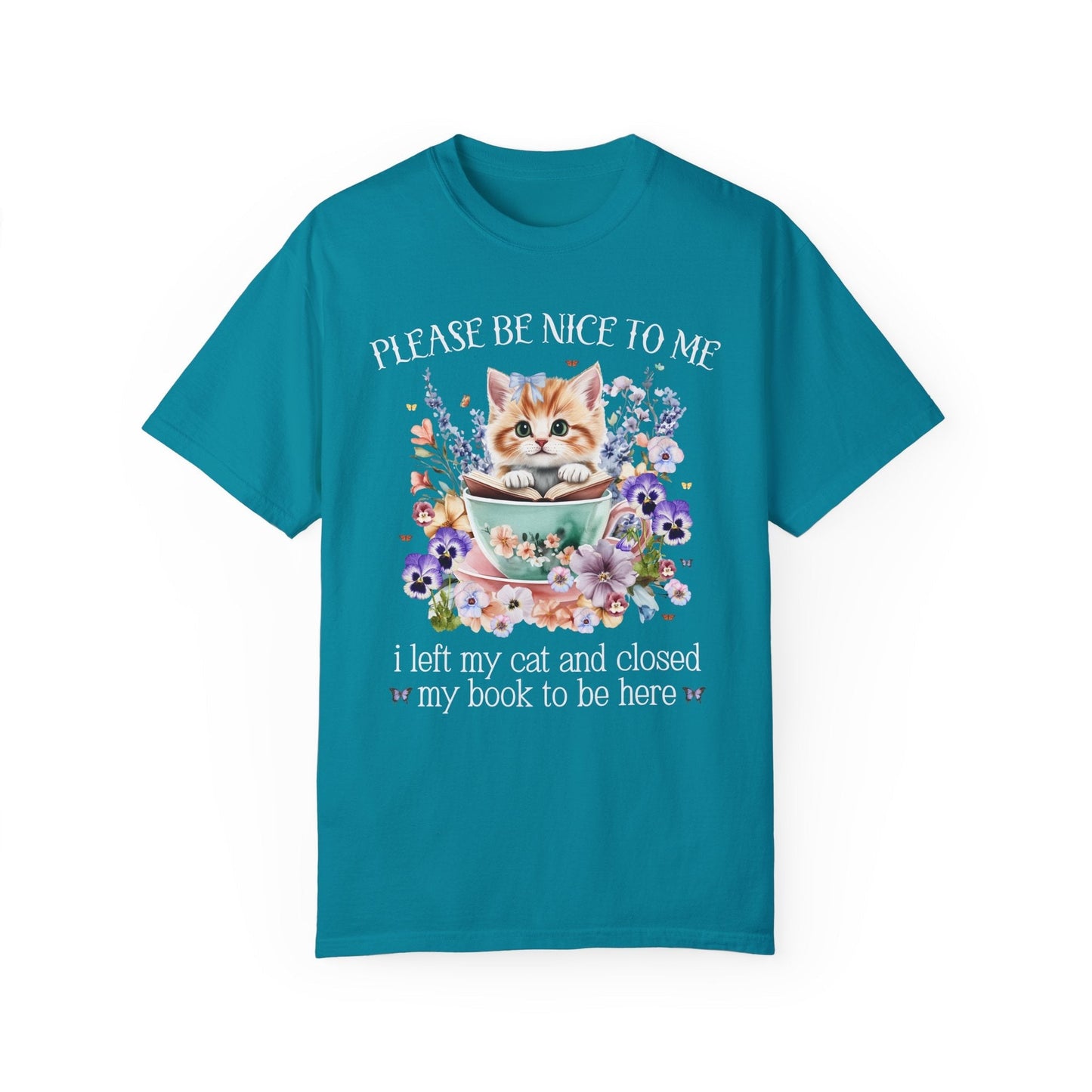 Silly Bookish T-Shirt for Cat Mom