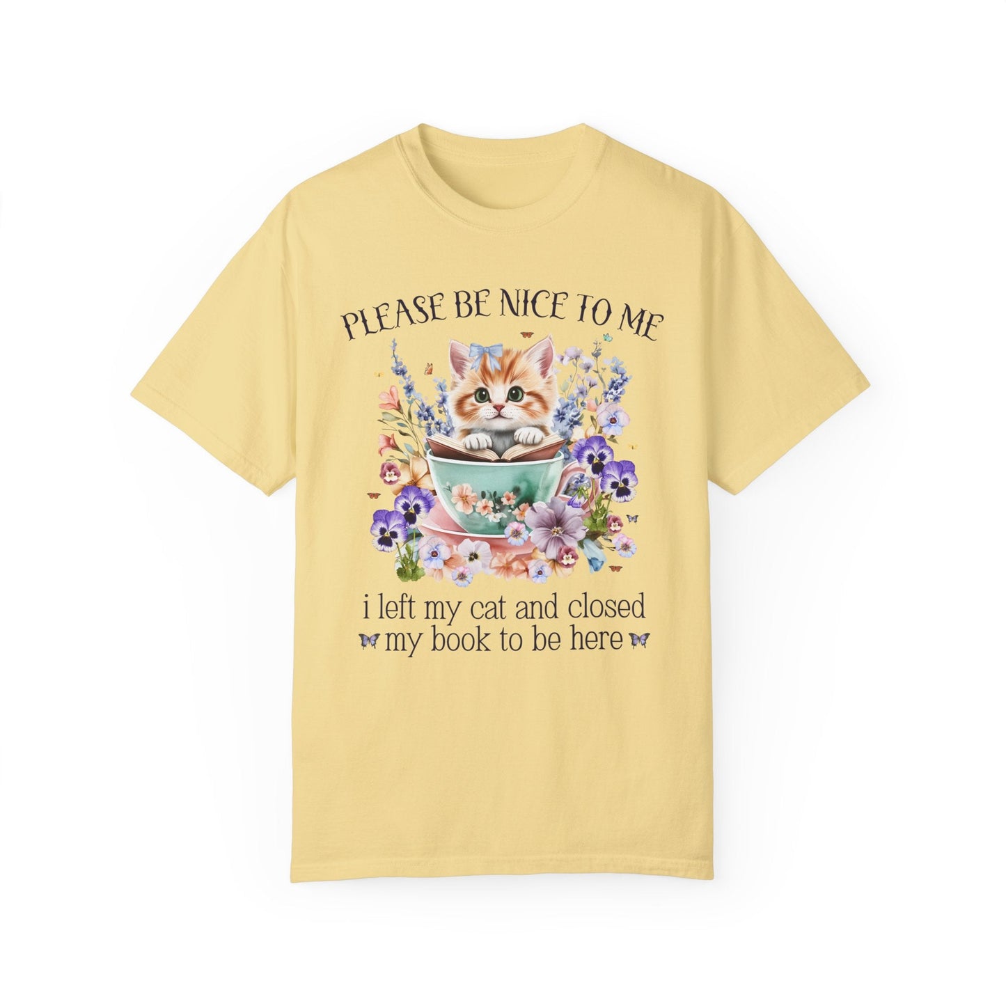 Bookish Tee for Cat Mom