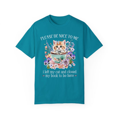 Bookish Tee for Cat Mom