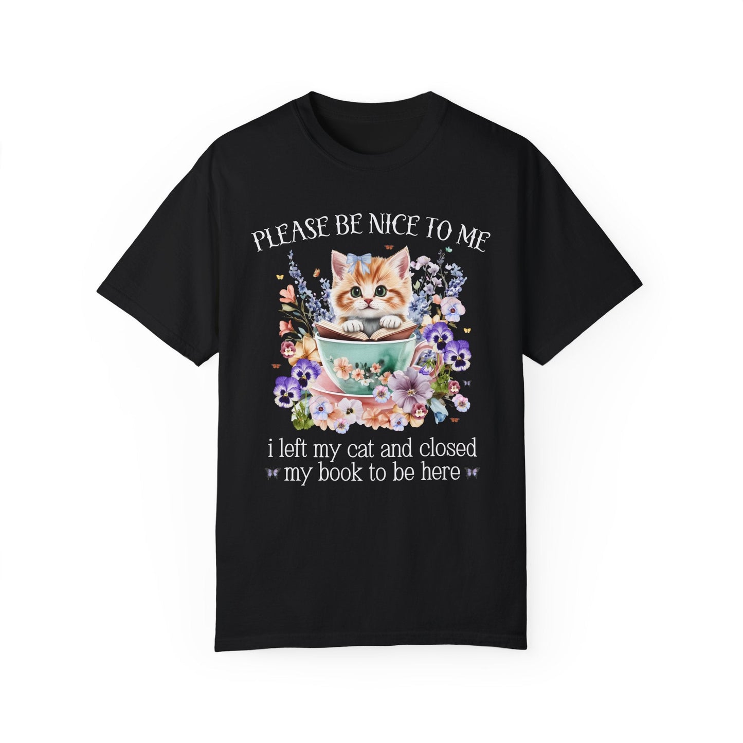 Bookish Tee for Cat Mom
