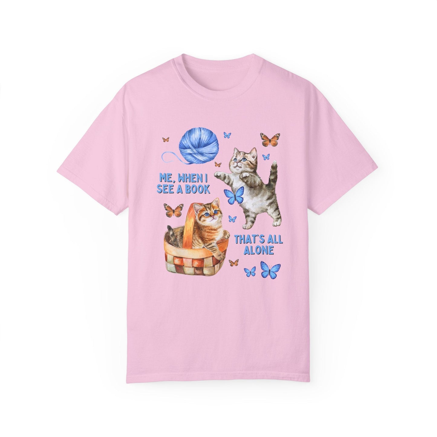 Silly Bookish Cat Tee Shirt