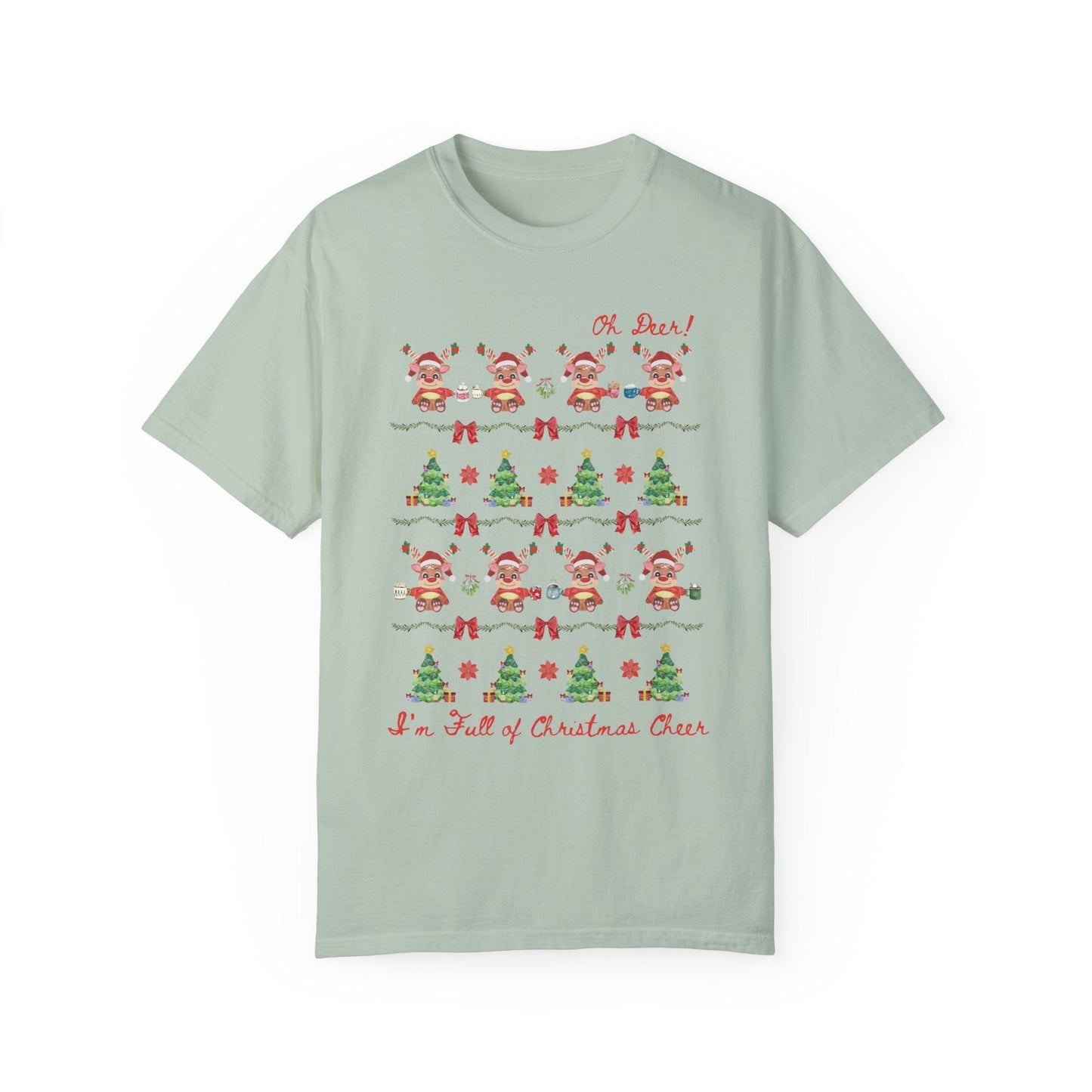 Silly Christmas Deer Tee Shirt