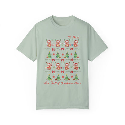 Silly Christmas Deer Tee Shirt