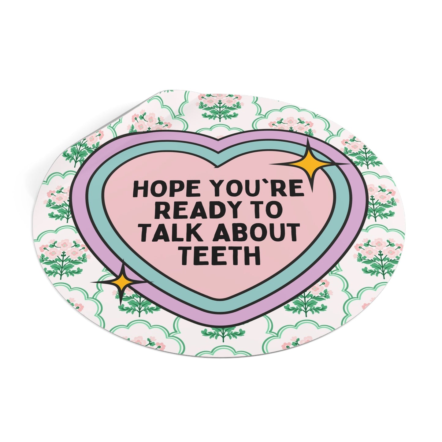 Silly Dentist Sticker