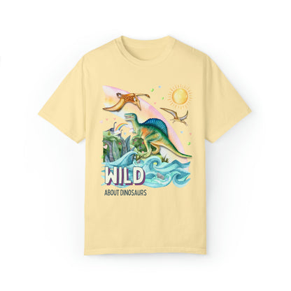 Silly Dinosaur T-Shirt with Hearts: Wild About Dinosaurs