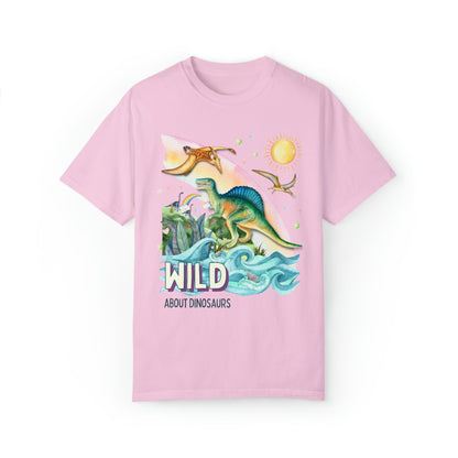 Silly Dinosaur T-Shirt with Hearts: Wild About Dinosaurs