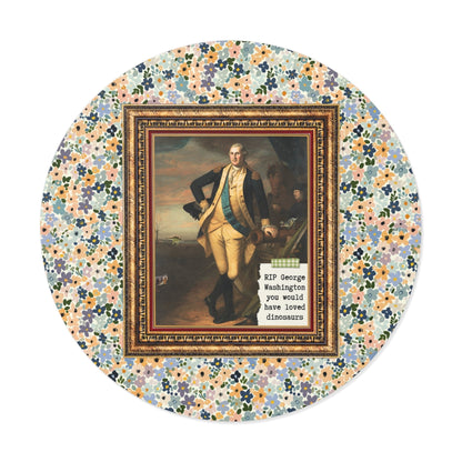 Silly George Washington Sticker