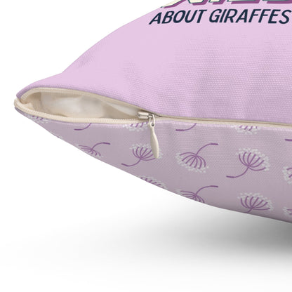 Silly Giraffe Pillow