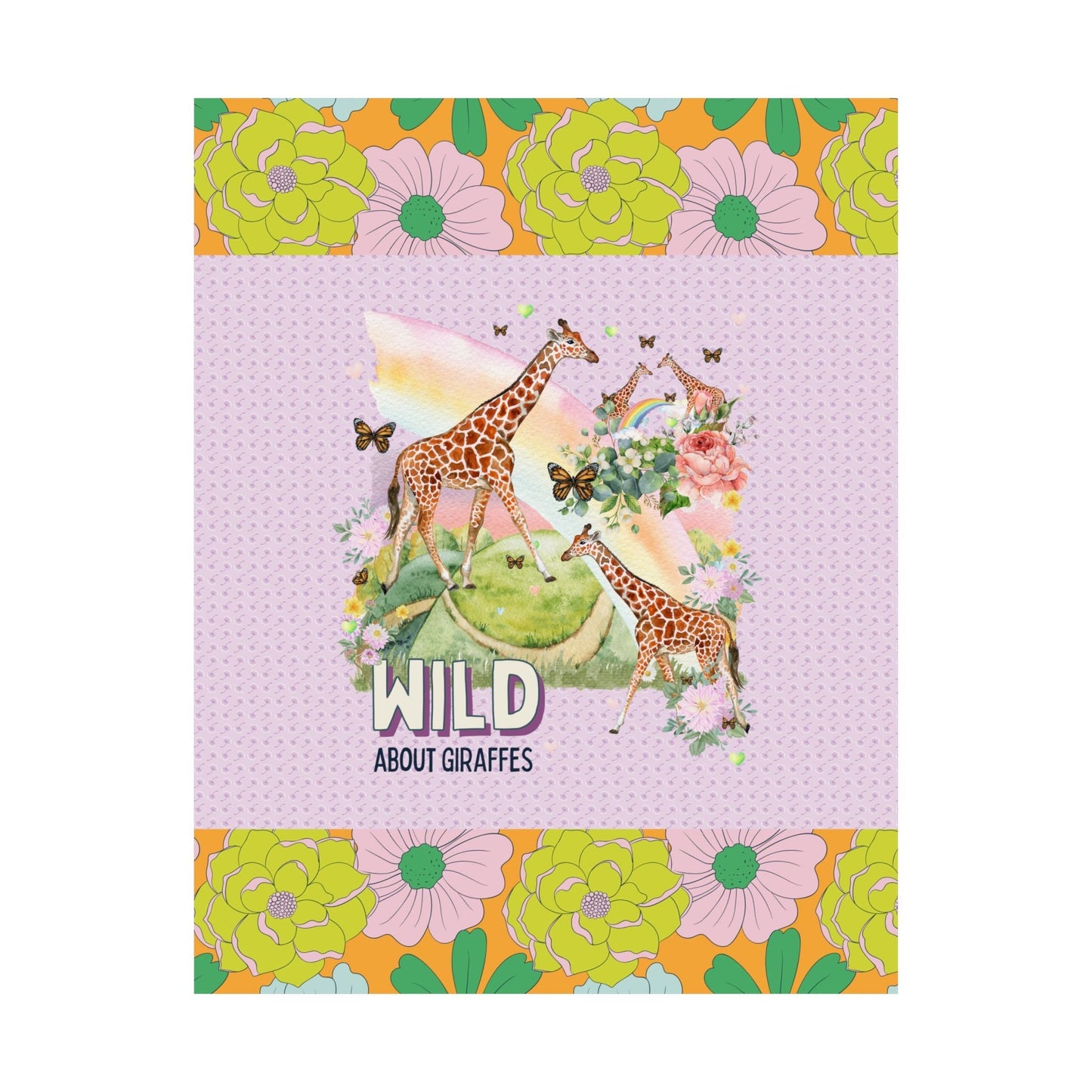 Poster: Wild About Giraffes