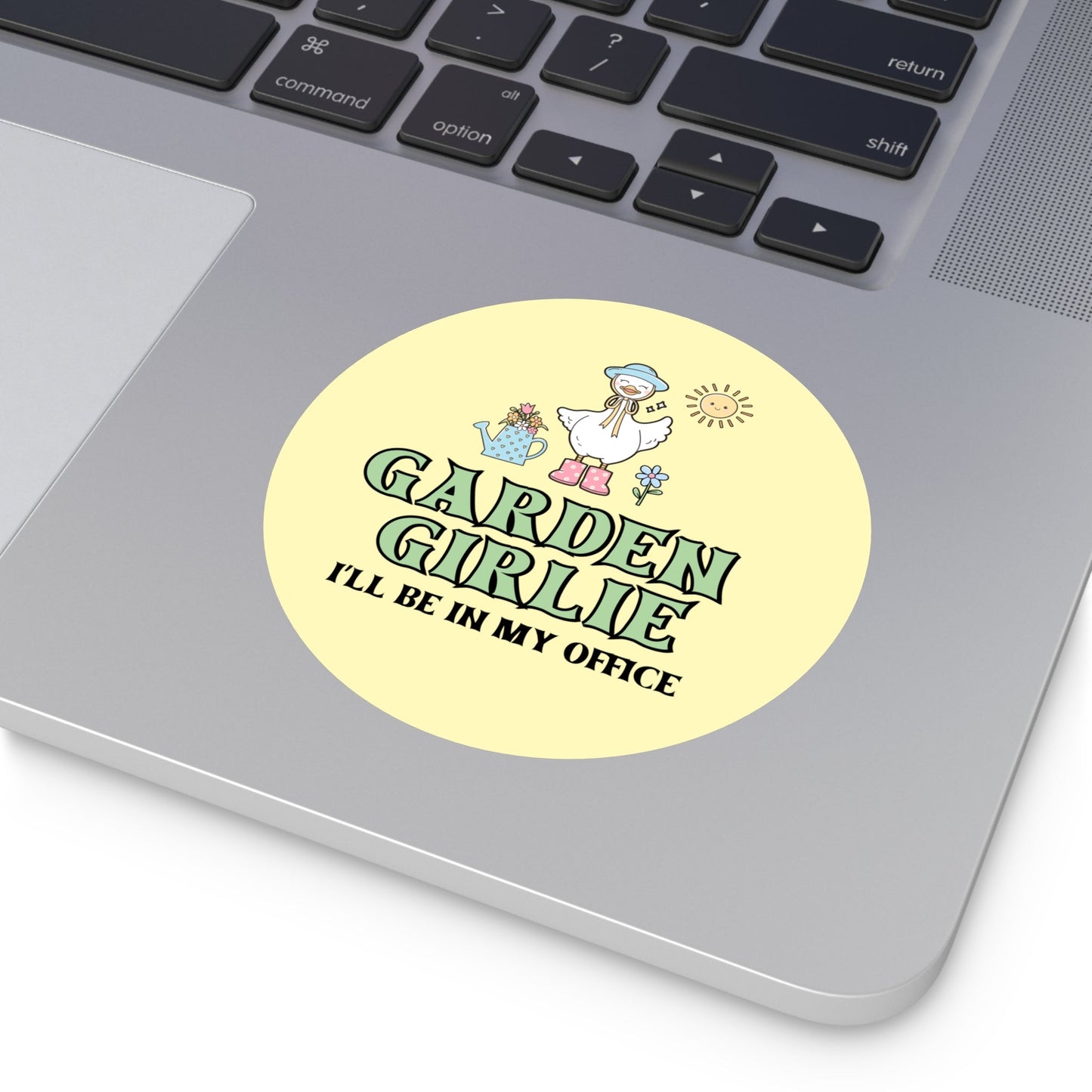 Silly Goose Gardening Sticker