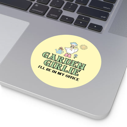 Silly Goose Gardening Sticker