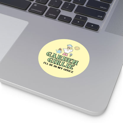 Silly Goose Gardening Sticker