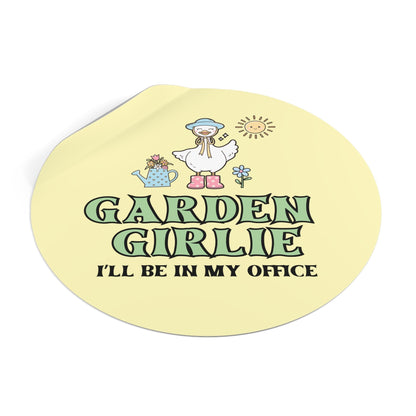 Silly Goose Gardening Sticker
