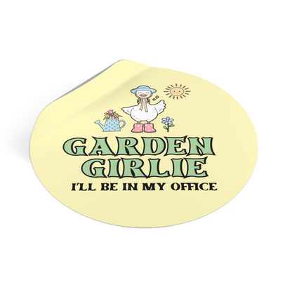 Silly Goose Gardening Sticker