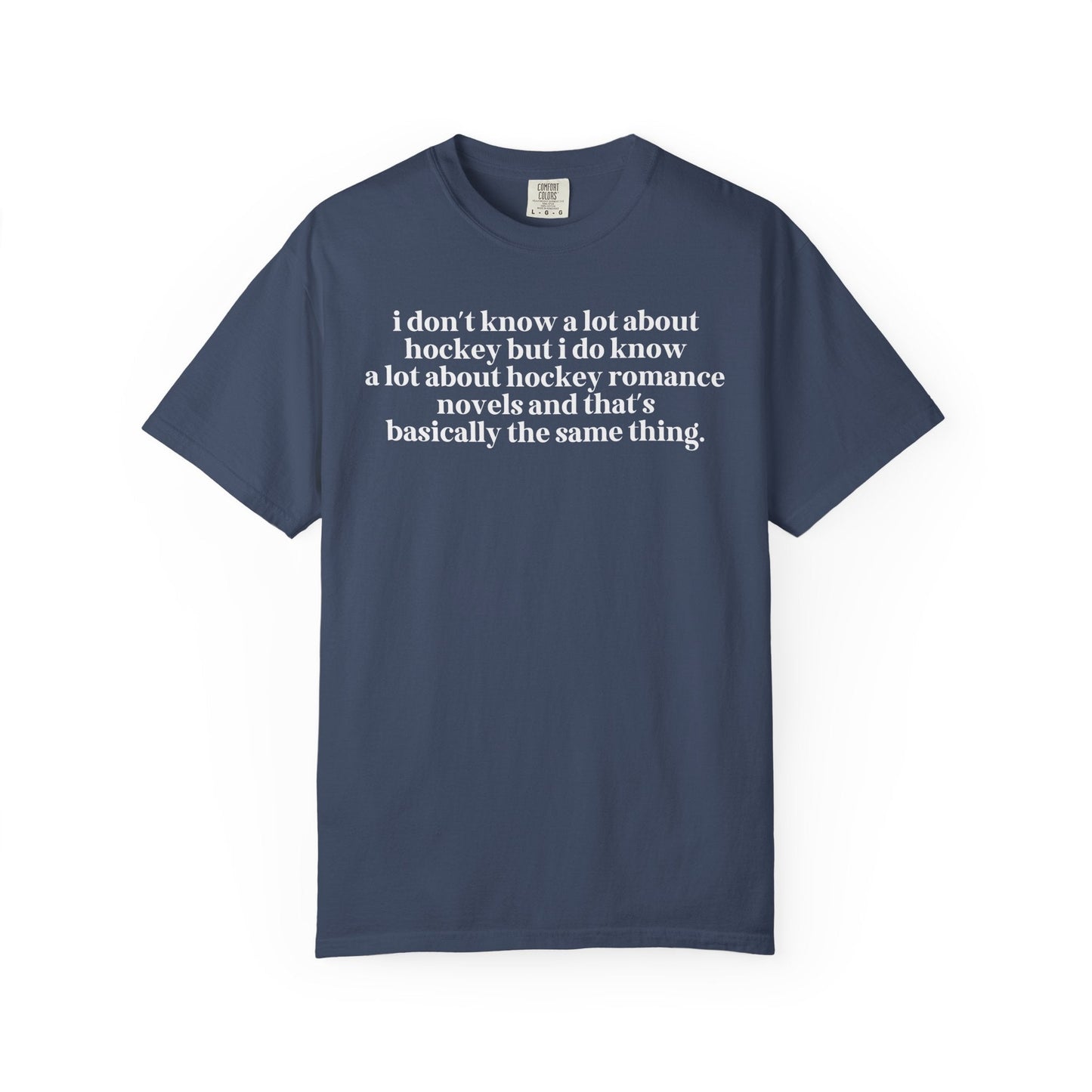 Silly Hockey Romance Reader Tee Shirt