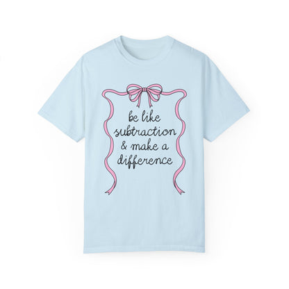 Silly Math Teacher Tee with Bow