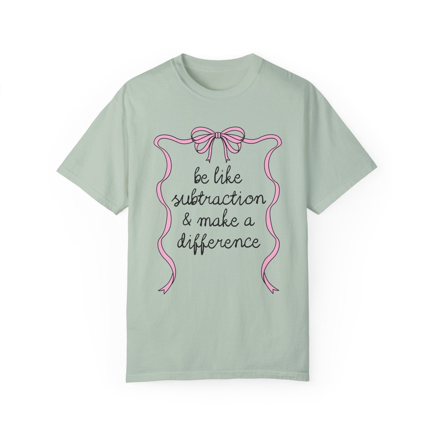 Silly Math Teacher Tee with Bow