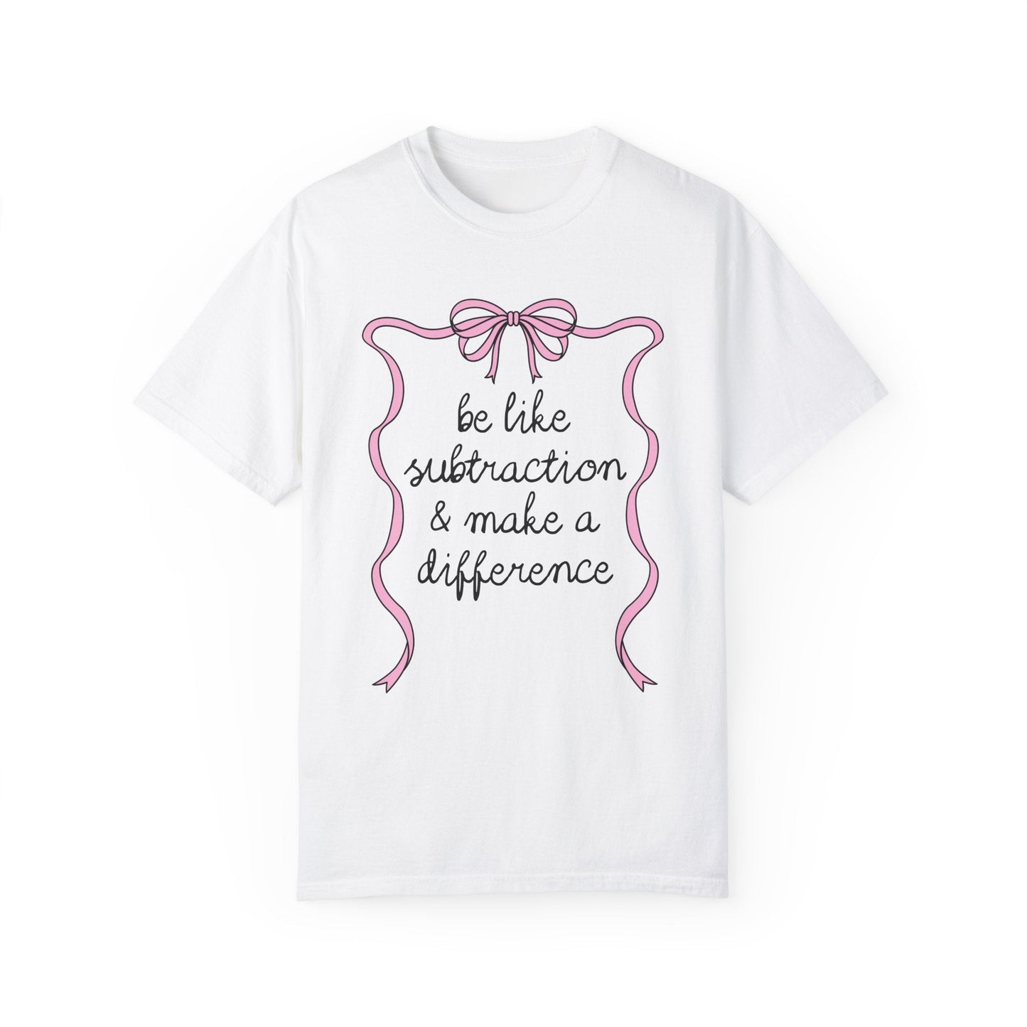 Silly Math Teacher Tee with Bow