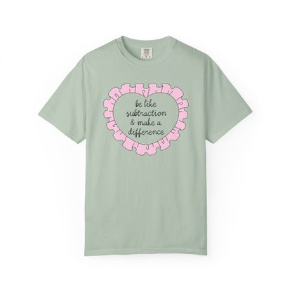 Be Like Subtraction Heart Tee