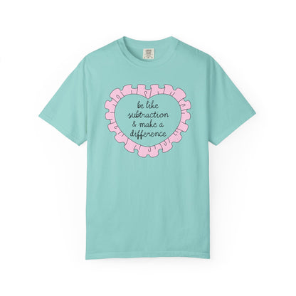 Be Like Subtraction Heart Tee