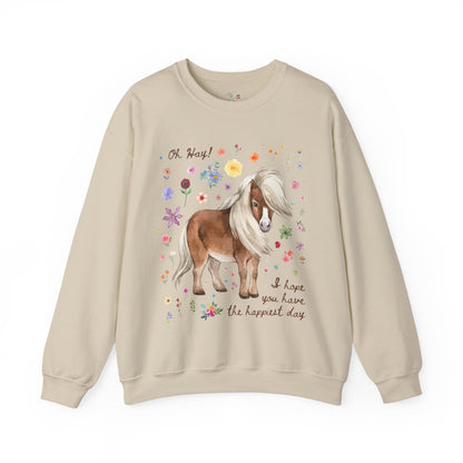 Silly Mini Horse Sweatshirt