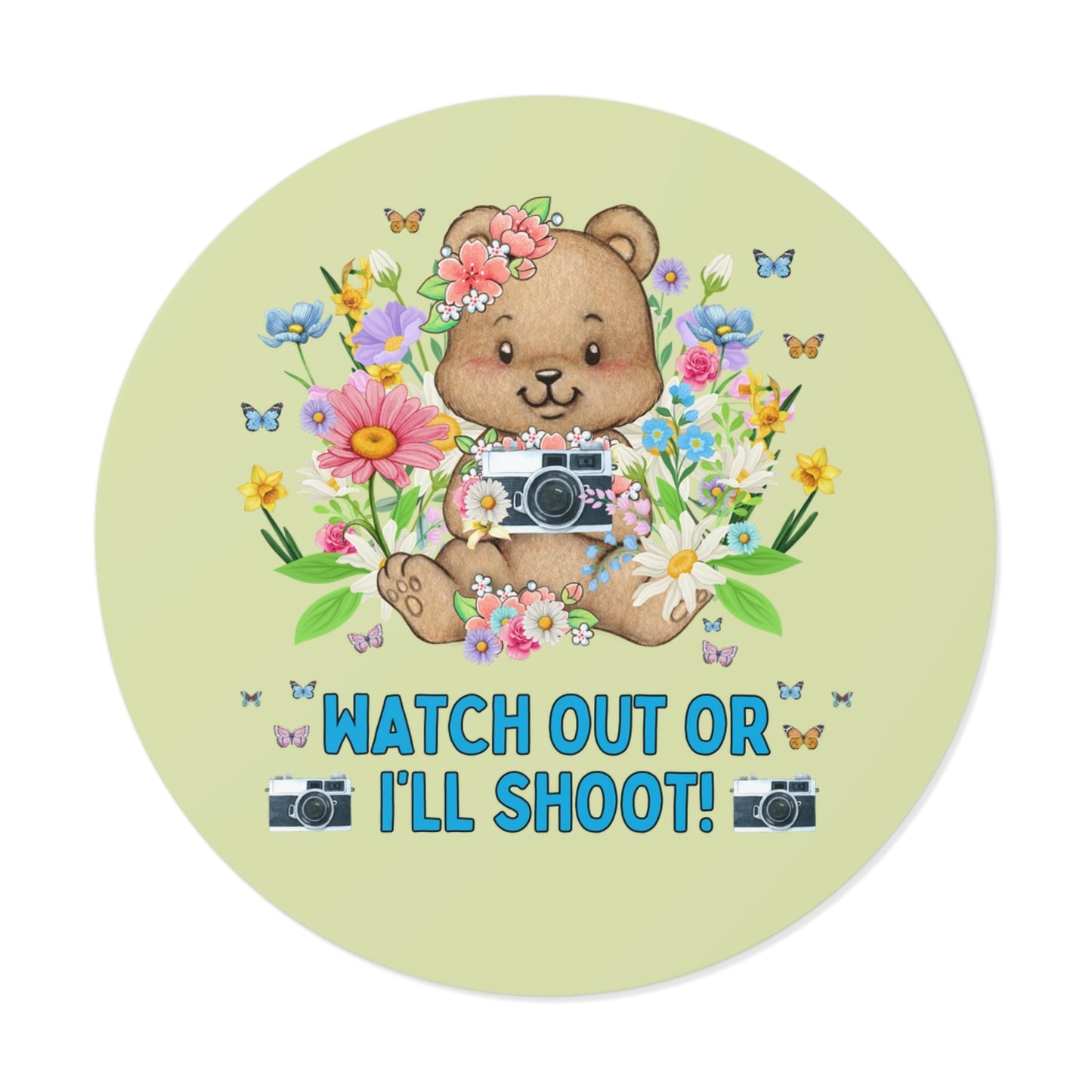 Silly Photographer Sticker