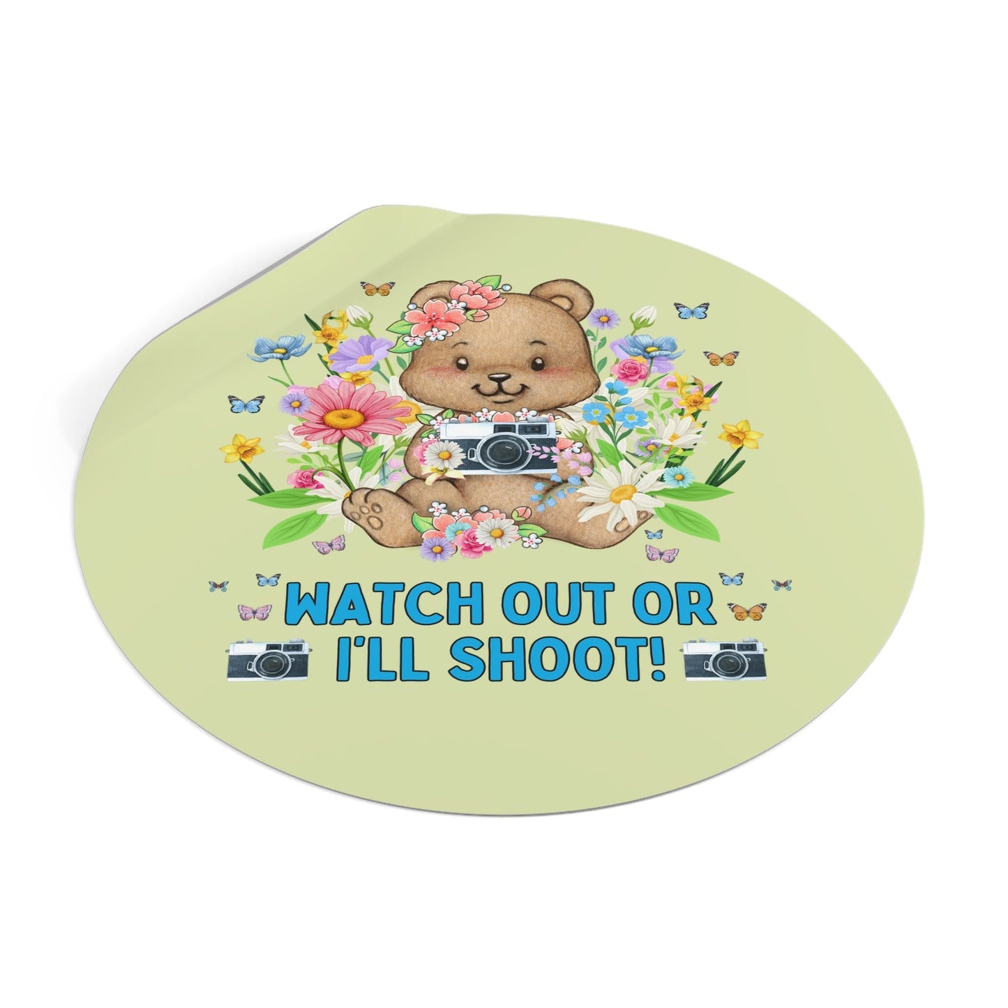 Silly Photographer Sticker