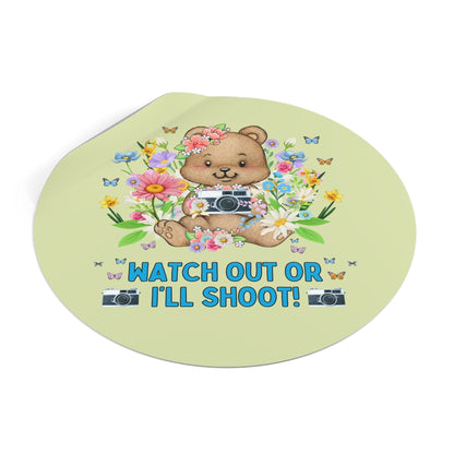 Silly Photographer Sticker