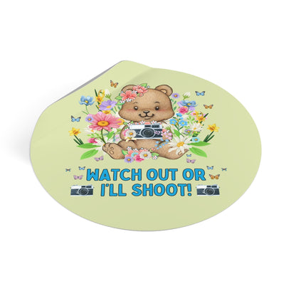 Silly Photographer Sticker