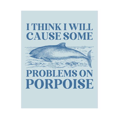 Funny Ocean Animal Print: Porpoise