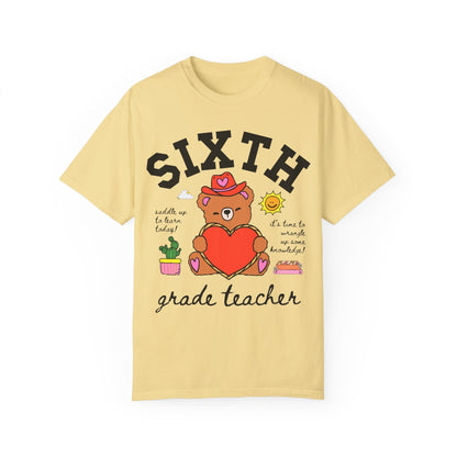 Sixth Grade Teacher Tee Shirt