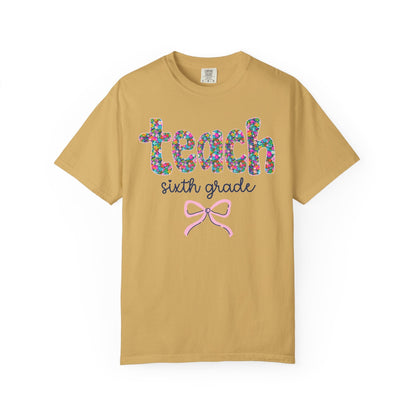 Sixth Grade Bow Tee