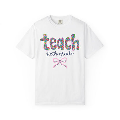 Sixth Grade Bow Tee