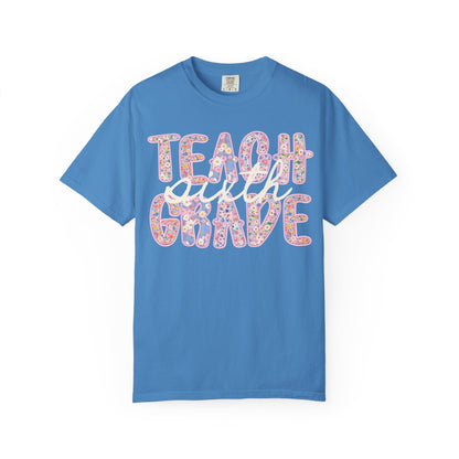 Sixth Grade Teacher Tee
