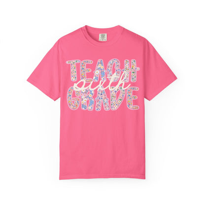 Sixth Grade Teacher Tee