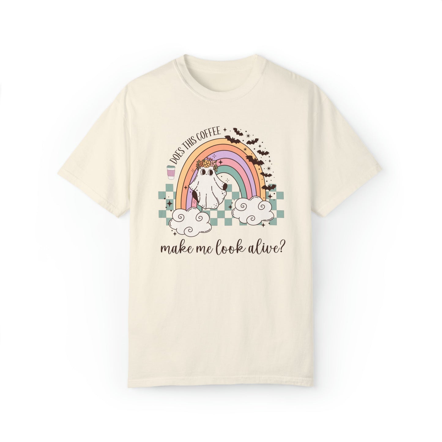 Spooky Coffee Lover Shirt: Does This Coffee Make Me Look Alive?