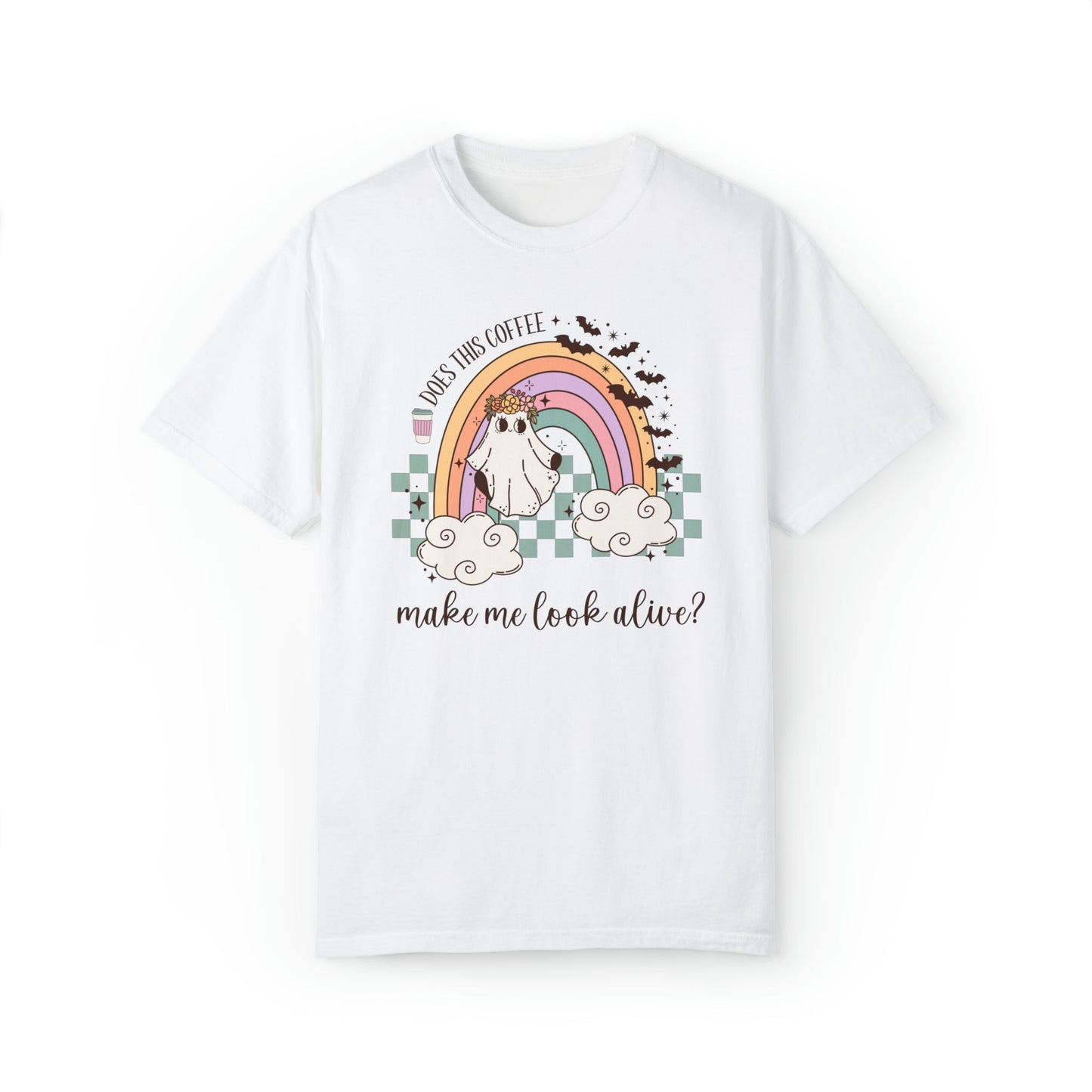 Spooky Coffee Lover Shirt: Does This Coffee Make Me Look Alive?