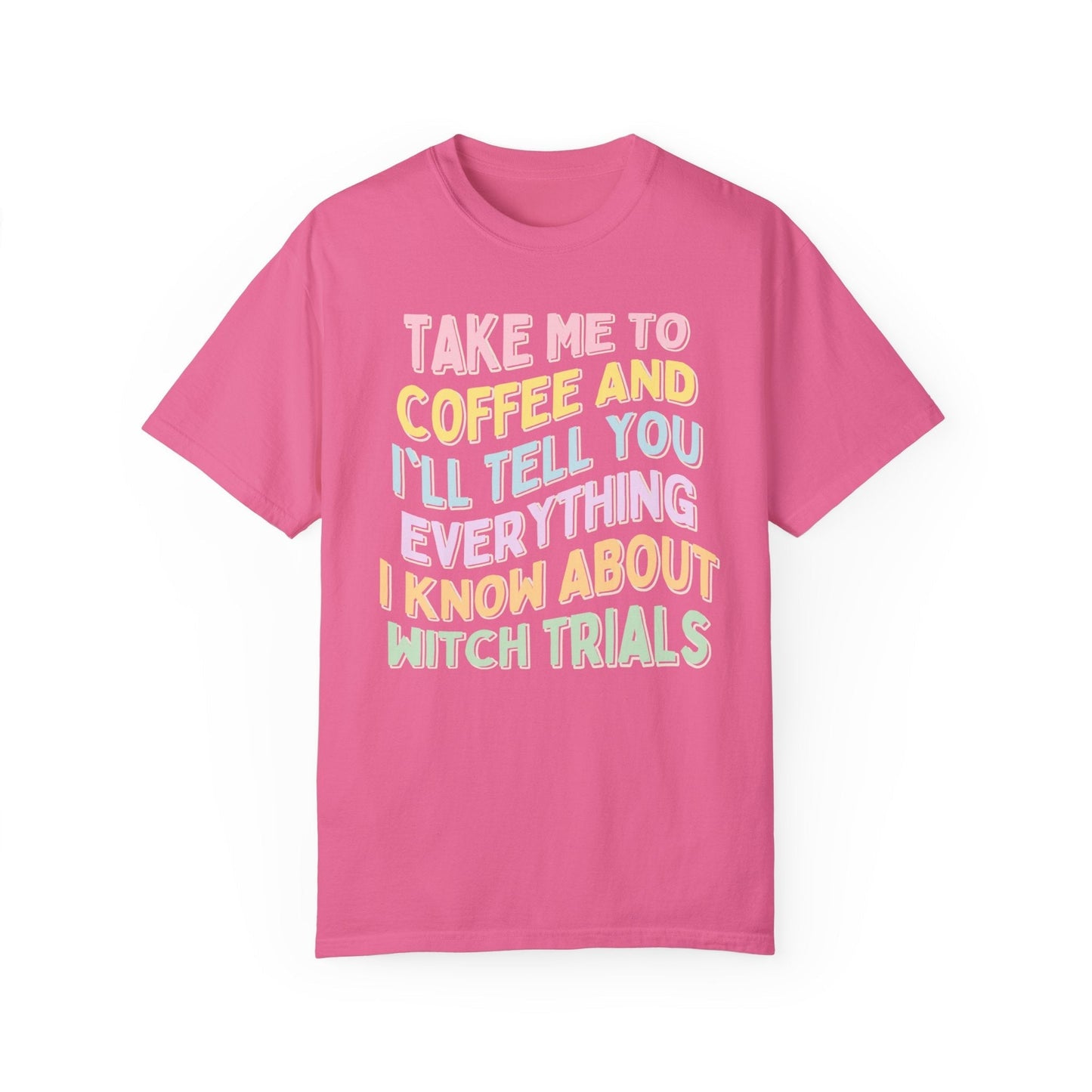 Spooky History Tee: Coffee and Witches