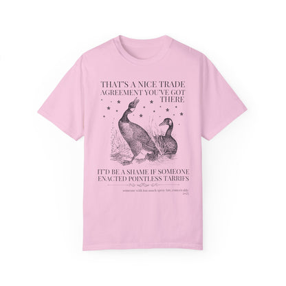 Subtle Democrat Tee with Geese