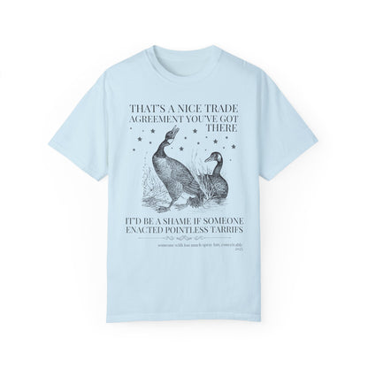 Subtle Democrat Tee with Geese