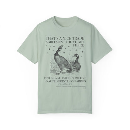Subtle Democrat Tee with Geese