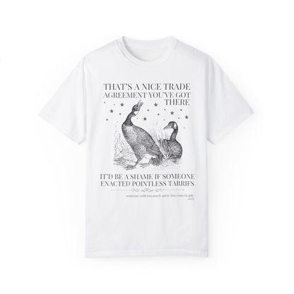 Subtle Democrat Tee with Geese