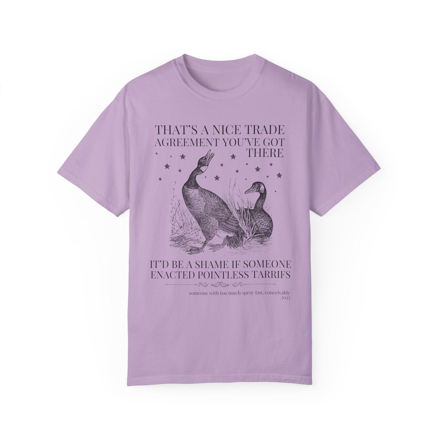 Subtle Democrat Tee with Geese