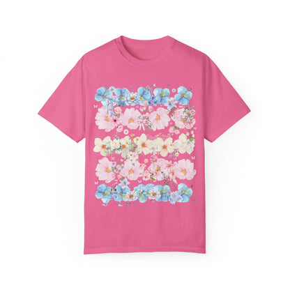 Subtle Transgender Floral Tee