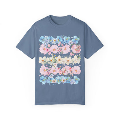 Subtle Transgender Floral Tee