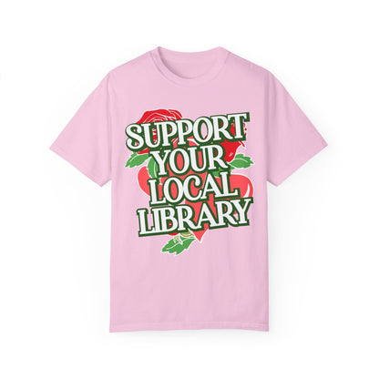 Support Your Local Library Tee